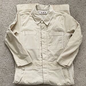 AMO Skip Corduroy Jumpsuit. Bare. Size M.